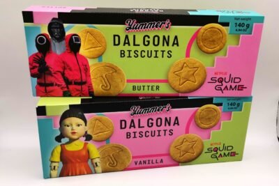 Скуид Гейм БИСКИВИТИ Dalgona ванилия / масло 140гр