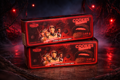 Бисквити STRANGER THINGS шоколад и ягода 135гр