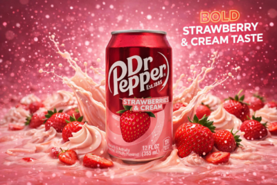 Напитка Д-р ПЕПЪР САЩ ягода и сметана 355мл.